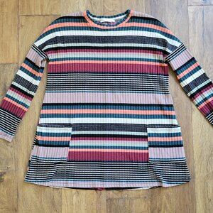 Chris & Carol Multicolor Maximalist Sweater (With Pockets!)